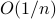 O(1/n)